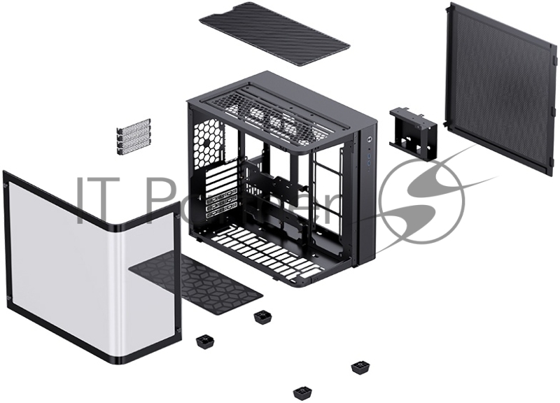 Корпус без блока питания/ JONSBO Computer Case TK-3 black