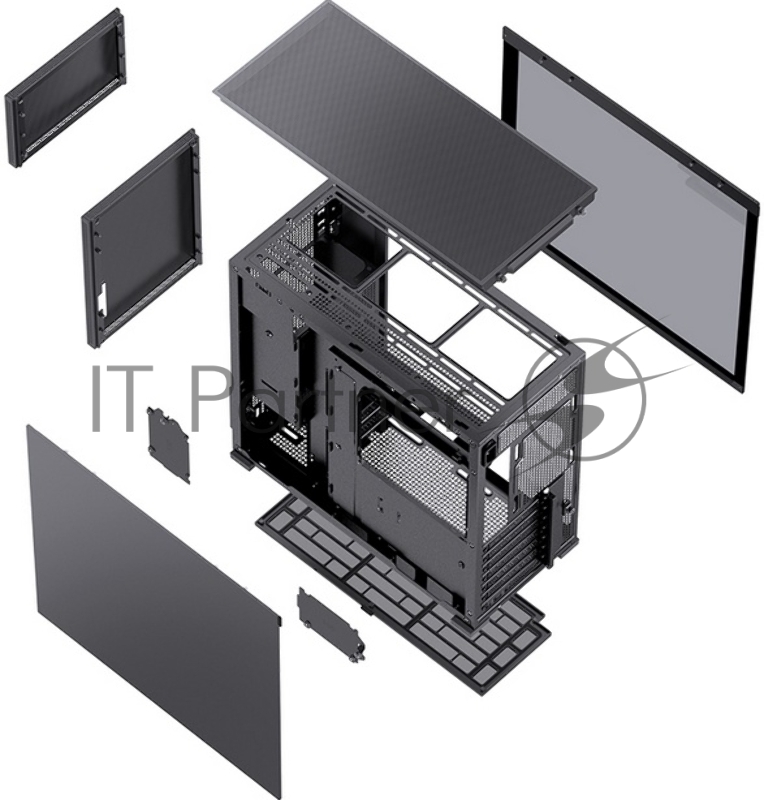 Корпус без блока питания/ JONSBO Computer Case D41 MESH version black