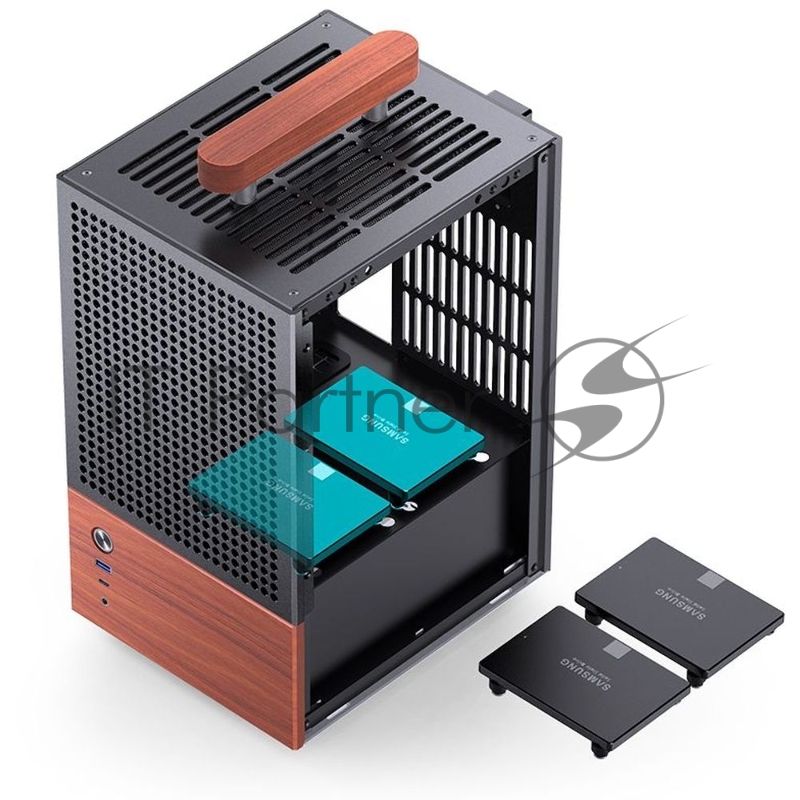 Корпус без блока питания/ JONSBO Computer Case T6 black