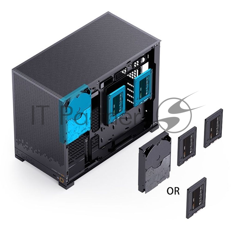 Корпус без блока питания/ JONSBO Computer Case D32 STD standard version black