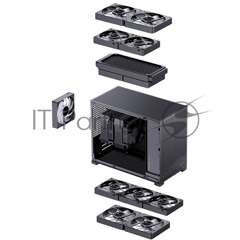 Корпус без блока питания/ JONSBO Computer Case D32 STD standard version black