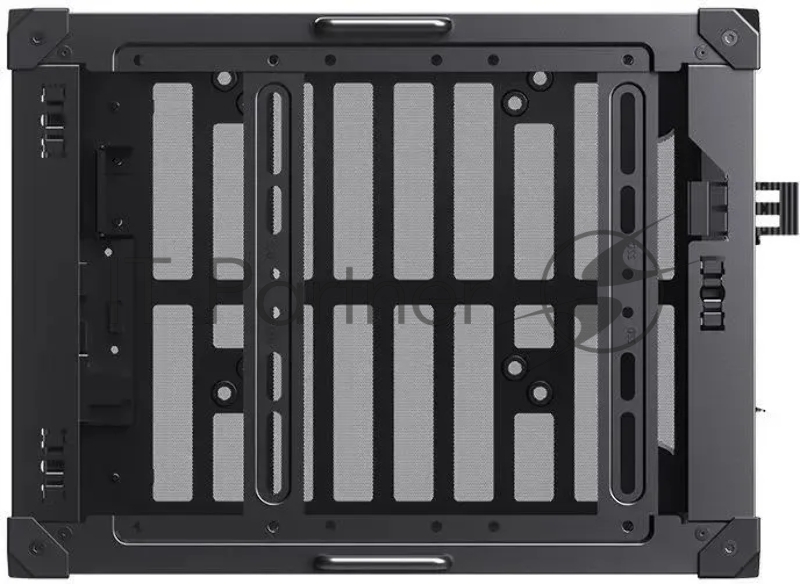 Корпус JONSBO Computer Case C6Handle black hang-in version черный, Mini-Tower, материнская плата mATX, без БП, прозрачная боковая панель