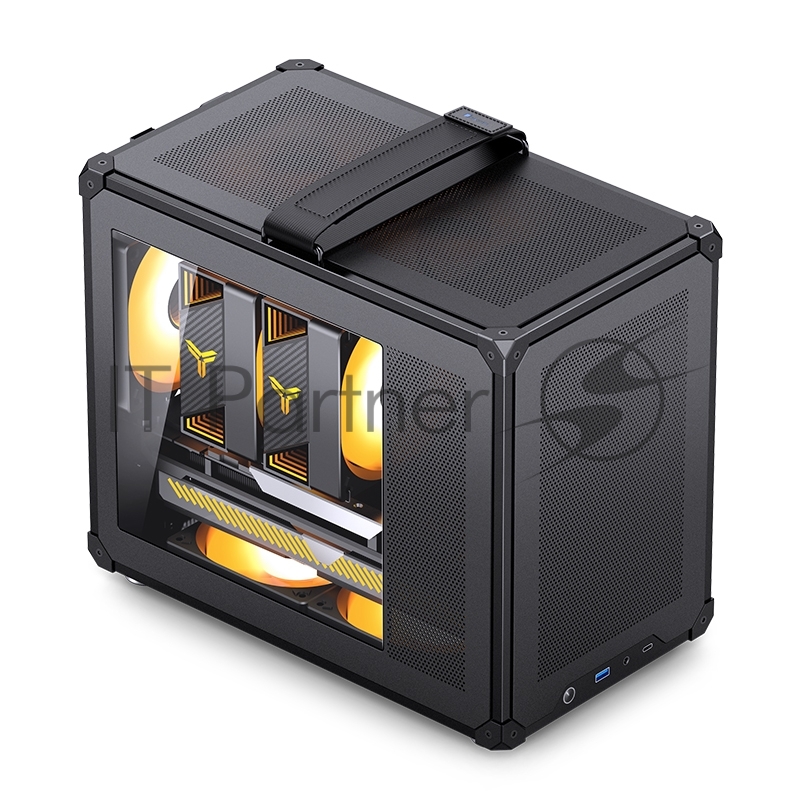 Корпус без блока питания/ JONSBO Computer Case C6 MAX black