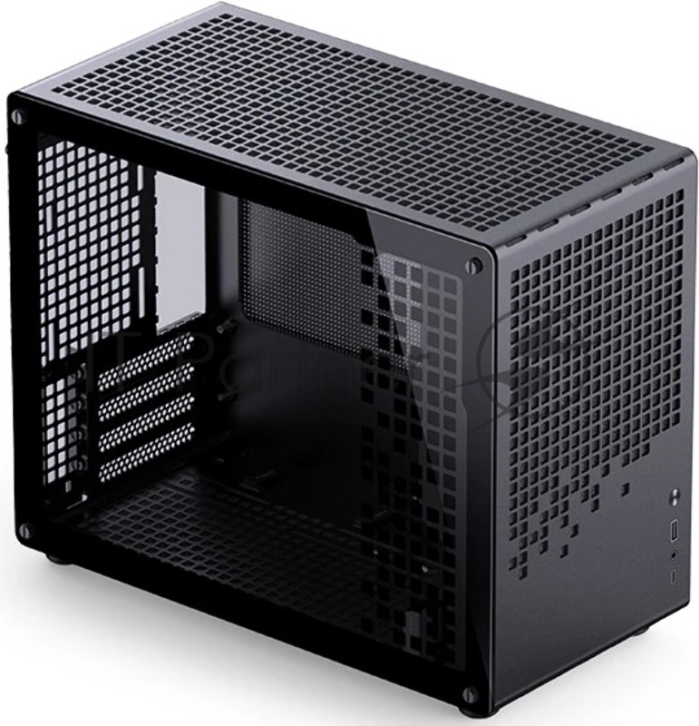 Корпус без блока питания/ Корпус JONSBO Jonsplus Z20 Black MATX без БП, боковая панель из закаленного стекла, mini-ITX, micro-ATX, черный