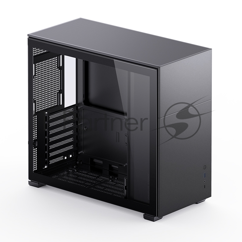 Корпус без блока питания/ Корпус JONSBO D41 STD Black ATX без БП, боковая панель из закаленного стекла, mini-ITX, micro-ATX, ATX, черный