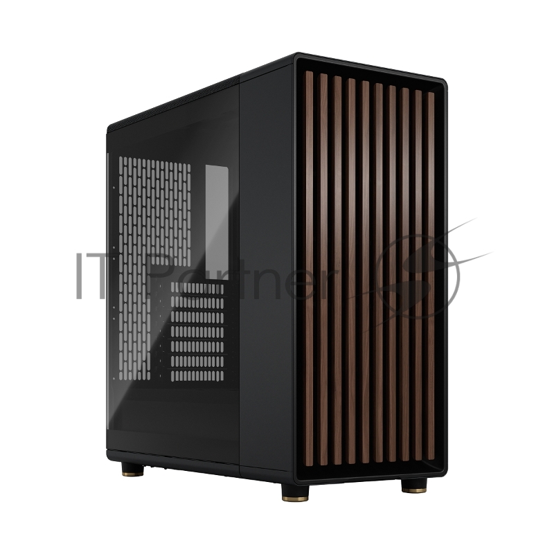 Корпус без блока питания/ Fractal Design North Charcoal Black TG Dark