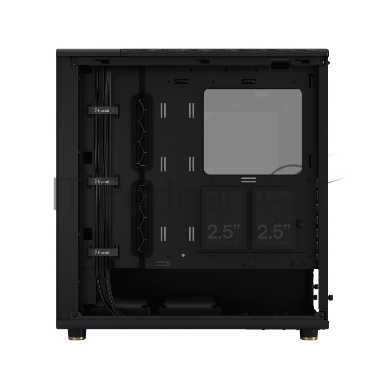 Корпус без блока питания/ Fractal Design North Charcoal Black TG Dark