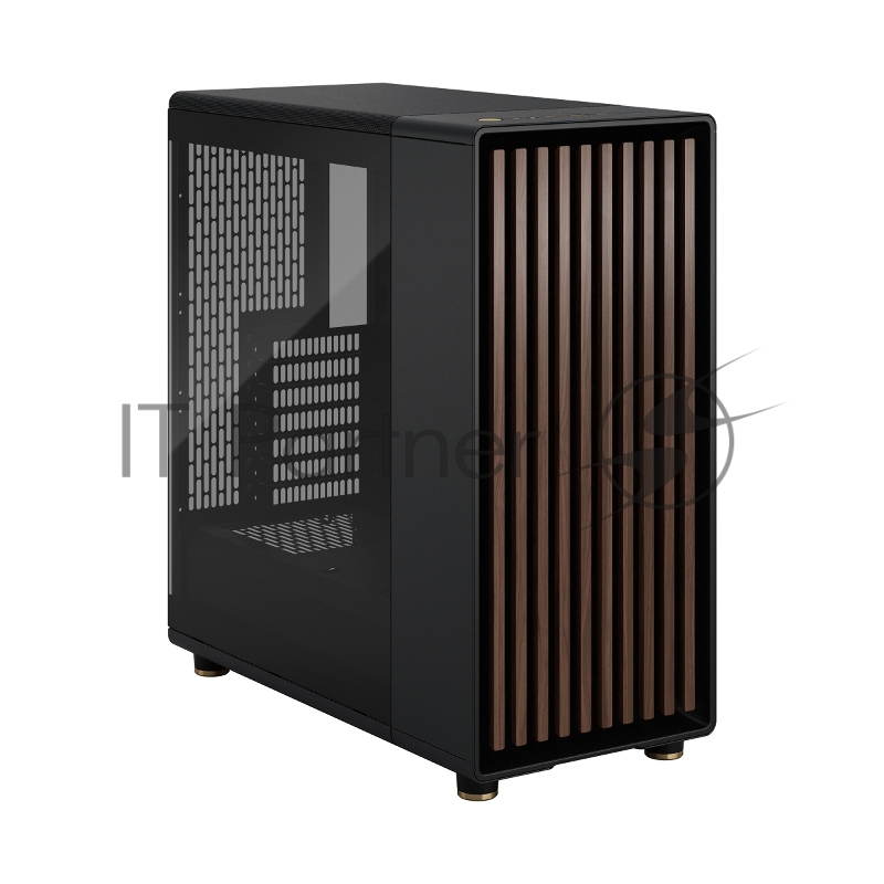 Корпус без блока питания/ Fractal Design North Charcoal Black TG Dark