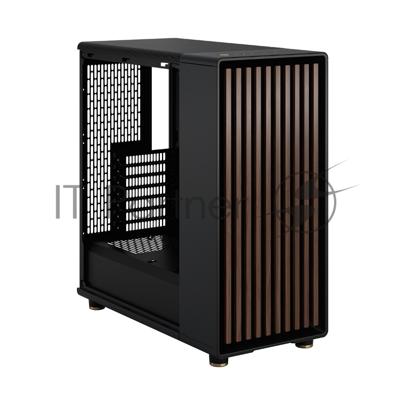 Корпус без блока питания/ Fractal Design North Charcoal Black TG Dark