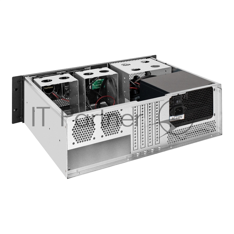 Серверный корпус ExeGate Pro 3U400-07 <RM 19, высота 3U, глубина 400, БП 900RADS, 2*USB>