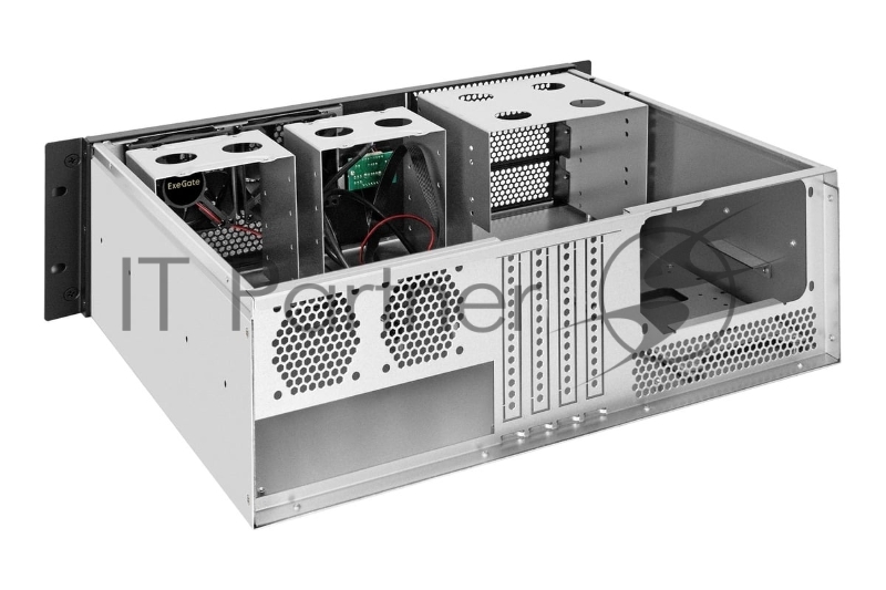 Серверный корпус ExeGate Pro 3U400-07 <RM 19, высота 3U, глубина 400, БП 500RADS, 2*USB>