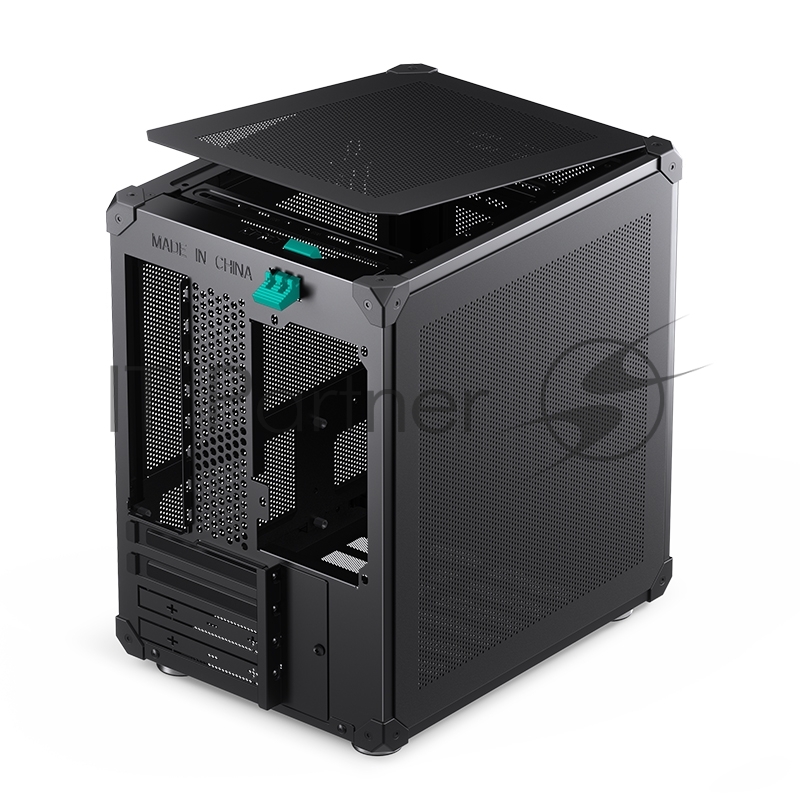 Корпус без блока питания JONSBO C6 Black MATX без БП, mini-ITX, micro-ATX, черный