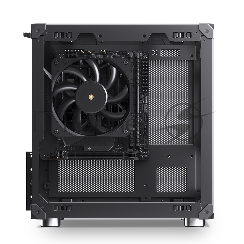 Корпус без блока питания JONSBO C6 Black MATX без БП, mini-ITX, micro-ATX, черный