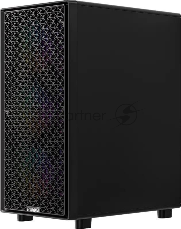 Корпус Formula MANA DYNAMIC черный без БП ATX 6x120mm 2xUSB3.0 1xUSB3.1 audio bott PSU