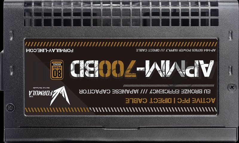 Блок питания Formula APMM-700BD ATX 700W 80+ bronze (20+4pin) APFC 120mm fan 5xSATA RTL