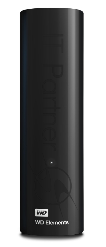 Внешний жесткий диск Western Digital WDBWLG0200HBK-EESN Elements Desktop, 20Tb, 3.5, USB 3.0, Черный