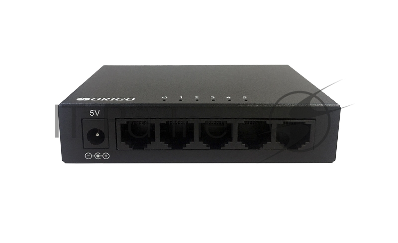 Неуправляемый коммутатор ORIGO OS2205/A2A 5x1000Base-T, корпус металл