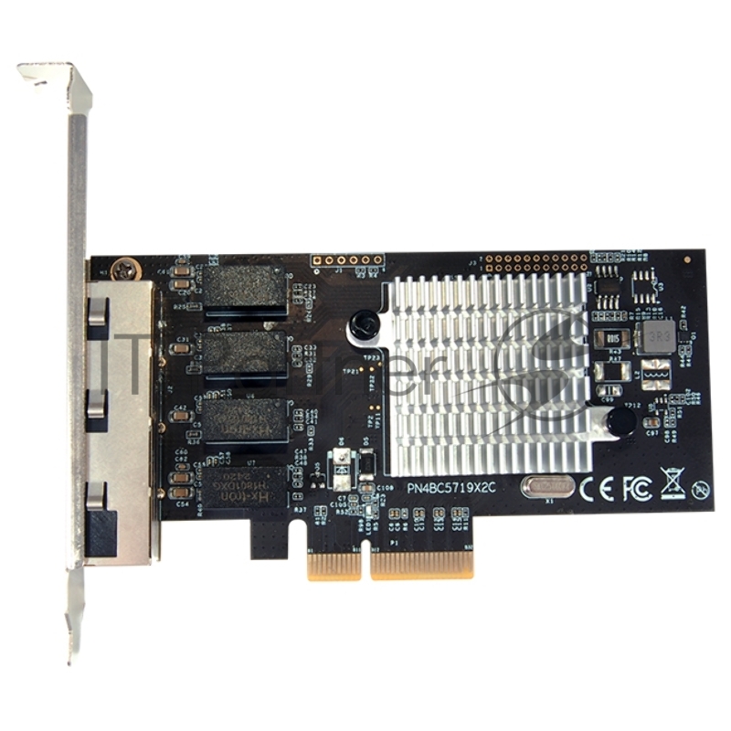 Сетевая карта SUNRICH TECHNOLOGY N-1060 1G Quad Port RJ45 PCIE Ethernet Adapter with Broadcom BCM5719 chipset