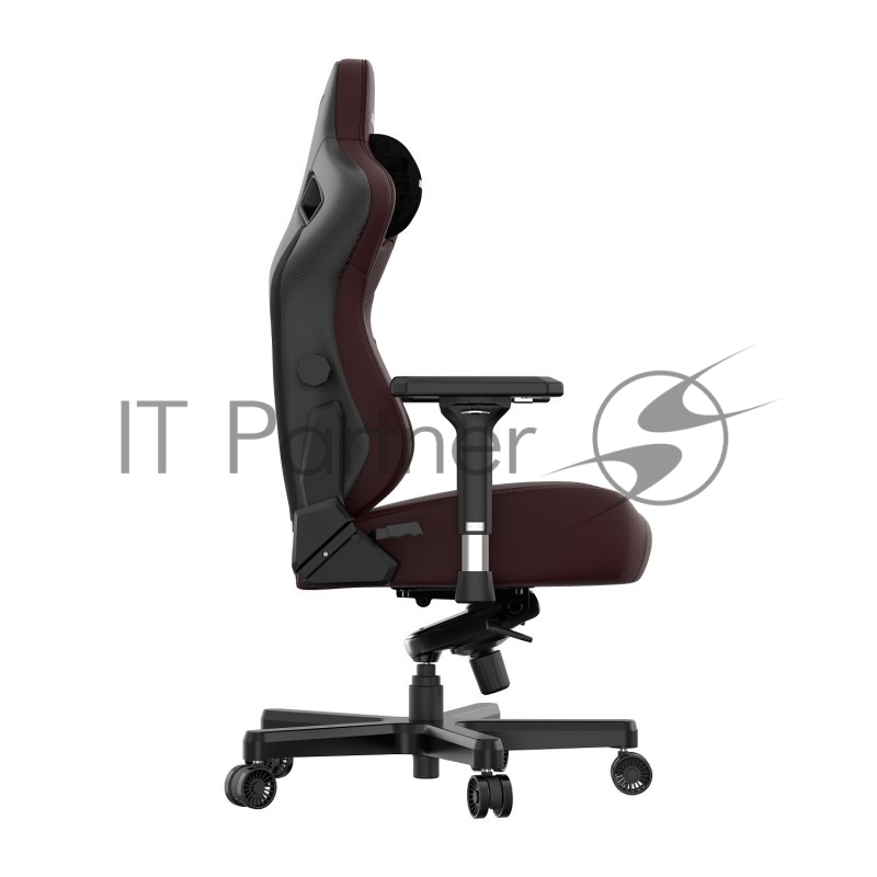 Кресло игровое Anda Seat Kaiser 3, цвет бордовый, размер L (120кг), материал ПВХ (модель AD12)