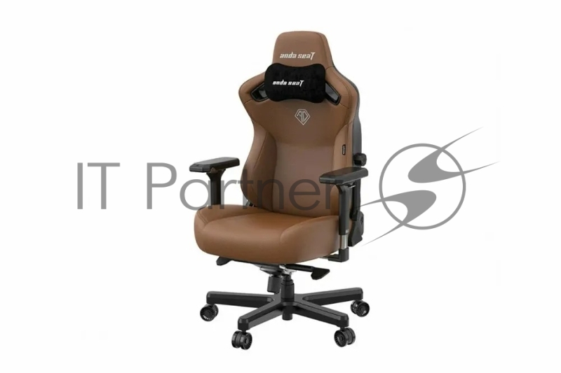 Кресло игровое Anda Seat Kaiser 3, цвет коричневый, размер L (120кг), материал ПВХ (модель AD12)