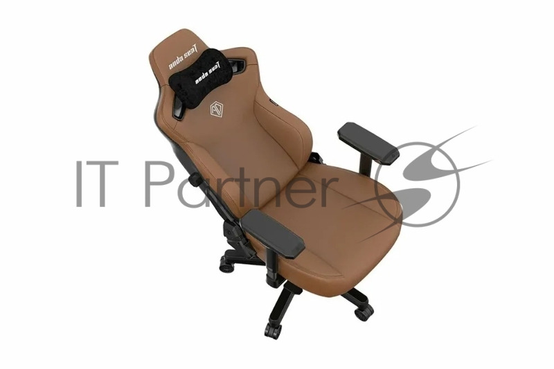 Кресло игровое Anda Seat Kaiser 3, цвет коричневый, размер L (120кг), материал ПВХ (модель AD12)