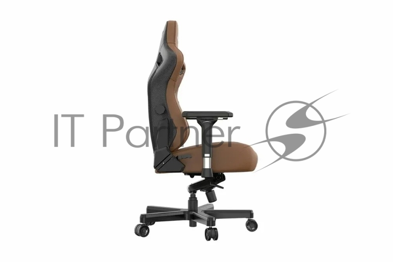 Кресло игровое Anda Seat Kaiser 3, цвет коричневый, размер L (120кг), материал ПВХ (модель AD12)