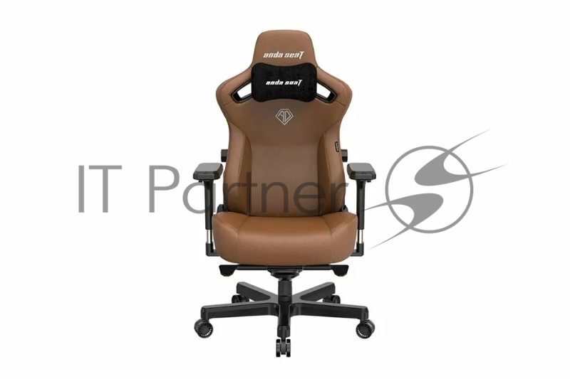 Кресло игровое Anda Seat Kaiser 3, цвет коричневый, размер L (120кг), материал ПВХ (модель AD12)