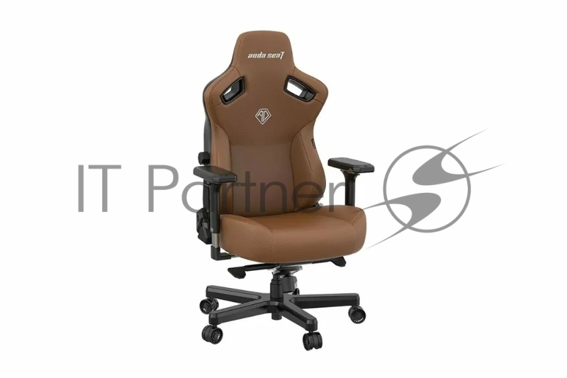 Кресло игровое Anda Seat Kaiser 3, цвет коричневый, размер L (120кг), материал ПВХ (модель AD12)