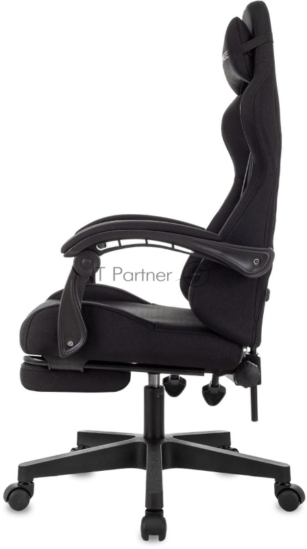 Кресло игровое Zombie Shadow черный Neo Black с подголов. крестов. пластик подст.для ног пластик черный