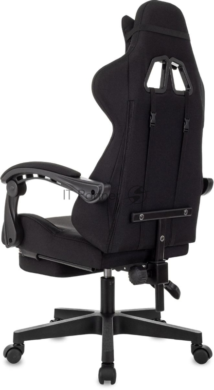 Кресло игровое Zombie Shadow черный Neo Black с подголов. крестов. пластик подст.для ног пластик черный