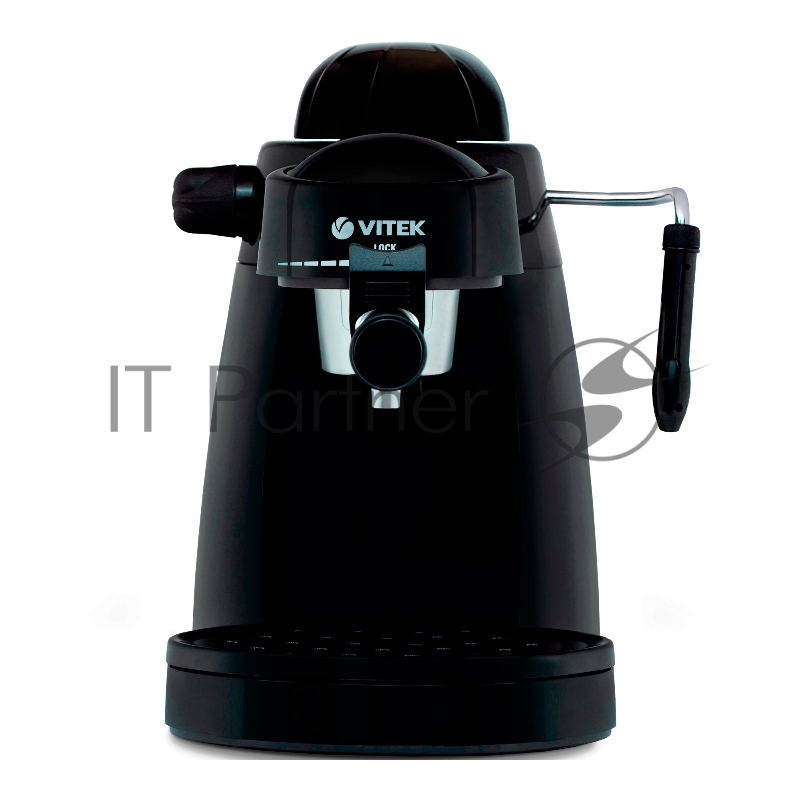 Кофеварка рожковая Vitek VT-1518, черный, исп. кофе - молотый, 0.24л, 750вт, 5Бар