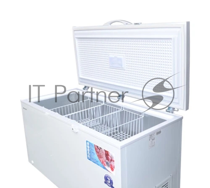 Морозильный ларь WILLMARK CF-550X-3 (КОМПРЕССОР TOSHIBA, до -24С, 520л, белый, 3 корзины, лампа)