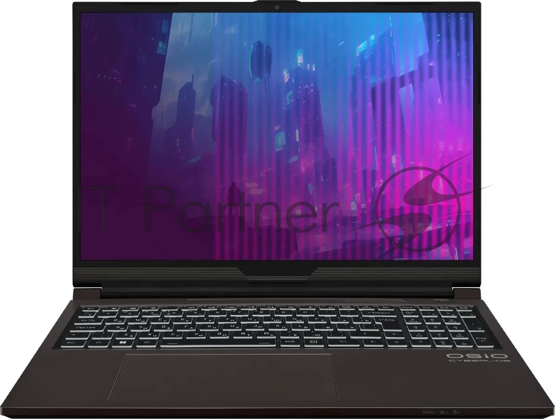 Ноутбук Osio CyberLine C160i-002 Core i5 12600H 16Gb SSD512Gb NVIDIA GeForce RTX4050 6Gb 16 IPS WUXGA (1920x1200) noOS brown WiFi BT Cam 3410mAh