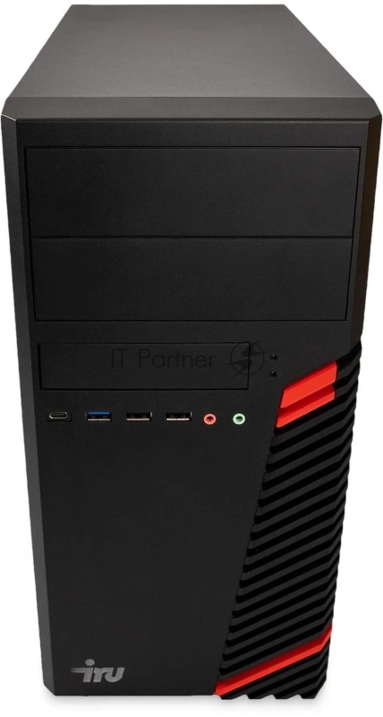 ПК IRU Home 310H6SE MT i3 12100 (3.3) 8Gb SSD512Gb UHDG 730 Free DOS GbitEth 400W черный (1994640)