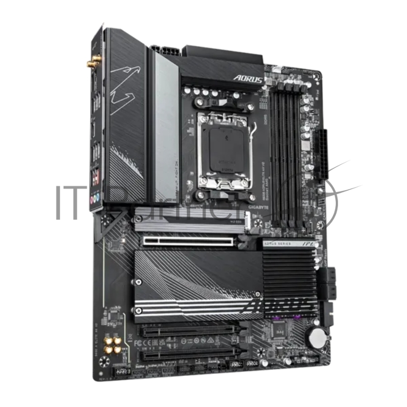 Материнская плата GIGABYTE B650 AORUS ELITE AX V2, AM5, AMD B650, 4xDDR5, 4xSATA, 3xM.2, 1xPCI-E 4.0 x16, 1xHDMI, 1xDP, 1xUSB-C 3.2 Gen 2, 5xUSB-A 3.2 Gen 1, 2xUSB-A 3.2 Gen 2, 4xUSB-A 2.0, 1x 2.5Gb LAN, 3x3.5 мм, 7.1, ATX