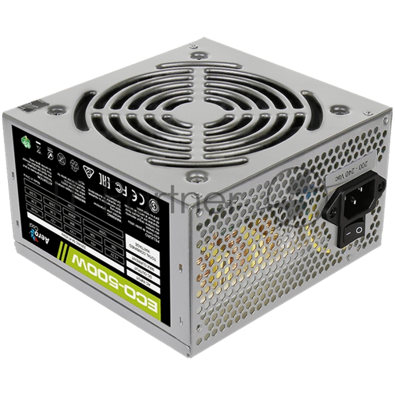 Formula ECO-500W, 500W, Ret, ATX v2.3, 20+4P, 4P, 1xPCIe 6P, 3xSATA, 2xPATA, 1xFDD, 12cm fan( аналог Aerocool, ECO-500)