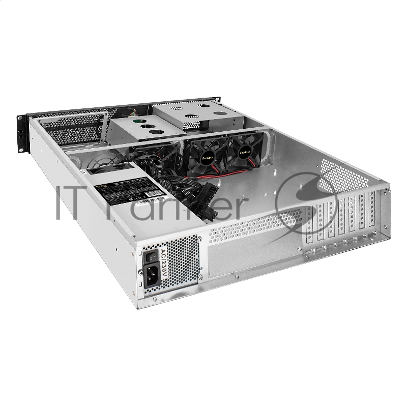 Серверный корпус ExeGate Pro 2U550-04 <RM 19, высота 2U, глубина 550, БП 2U-1080ADS, 2*USB>
