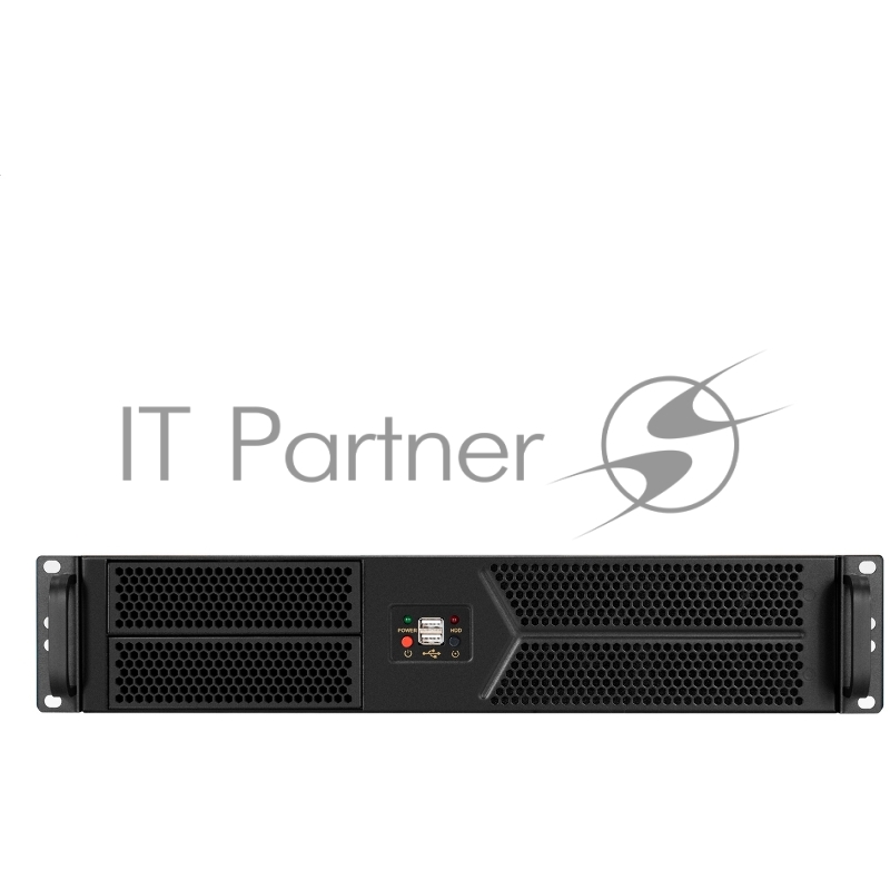 Серверный корпус ExeGate Pro 2U550-04 <RM 19, высота 2U, глубина 550, БП 1000ADS, 2*USB>