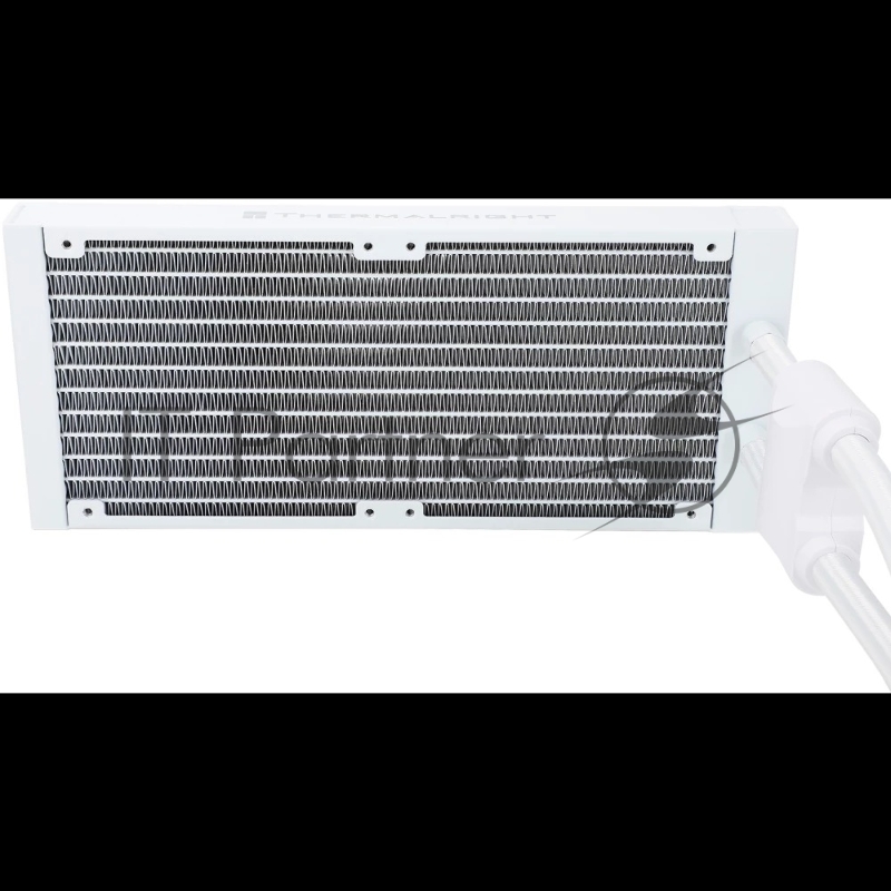 Водяное охлаждение для процессора Thermalright Frozen Notte 240 White ARGB V2 белый (240mm, ARGB/ Fans: 2x120mm, 72.37CFM, 27.7dBA, 2000RPM/ Pump height 54mm, 28dBA, 5300RPM, Rad thickness 27mm/ S: 1200, 1700, 1851, 2011, 2066, 115X, AM2, AM2+, AM3,