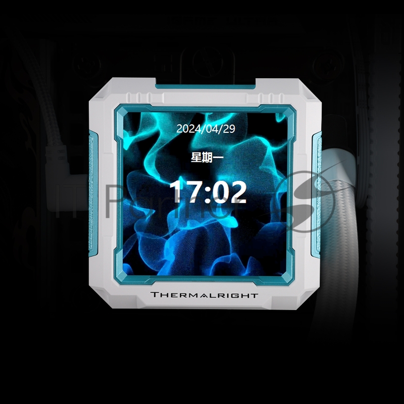 Водяное охлаждение для процессора Thermalright Frozen Warframe Pro 360 White ARGB (360mm, White, ARGB/ Fans: 3x120mm, 70.84CFM, 29.8dBA, 2000RPM/ Pump height 60mm, 23dBA, 3000RPM, Rad thickness 27mm/ S: 1200, 1700, 1851, 2011, 2066, 115X, AM4, AM5)