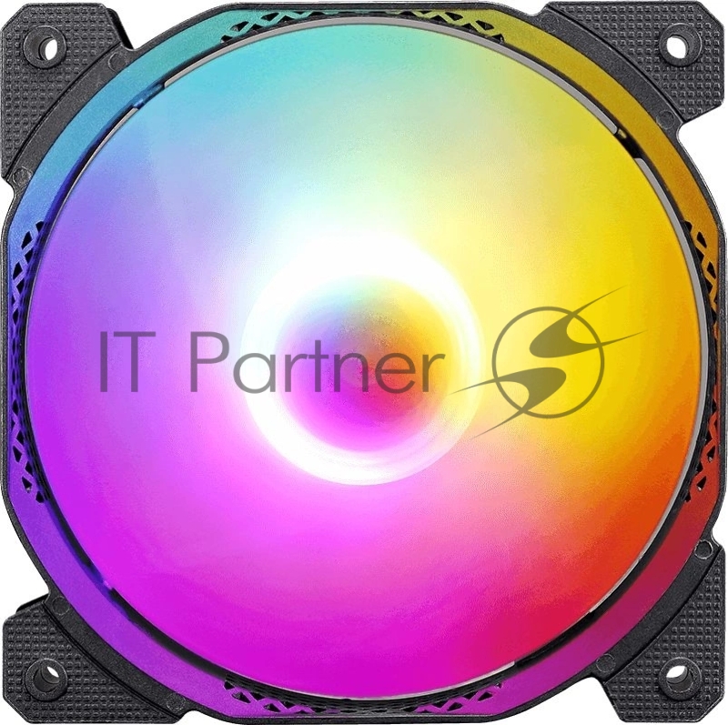 Вентилятор для корпуса Formula Cosmic 14BK FR RGB 140х140x25 черный 3-pin 4-pin (Molex) 22дБ Ret