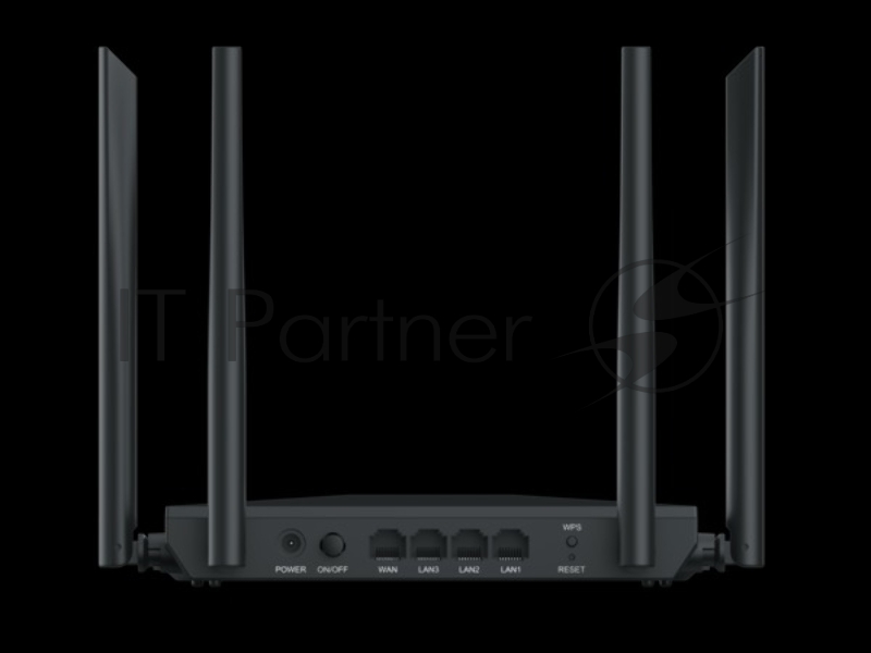 Роутер Netis W1200AG AC1200 Dual-Band Wi-Fi Router, SPEED: up to 300 Mbps at 2.4 GHz + 867 Mbps at 5 GHz, SPEC: 4 Antennas, 1x 10/100/1000M WAN Port + 3x 10/100/1000M LAN Ports, FEATURE: Router/Access Point/Repeater mode, Easy Mesh, IPv6 Supported, I