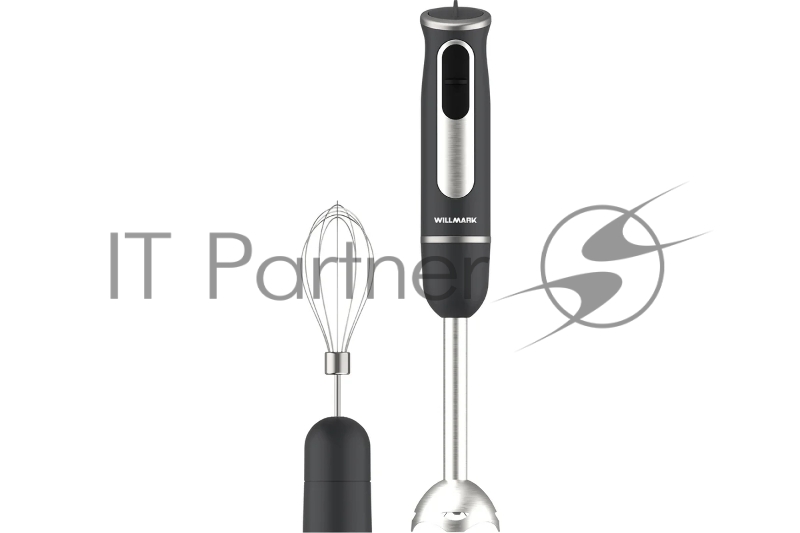 Блендер погружной WILLMARK WHB-1270GS (цвет серый, soft touch, 700 Вт)