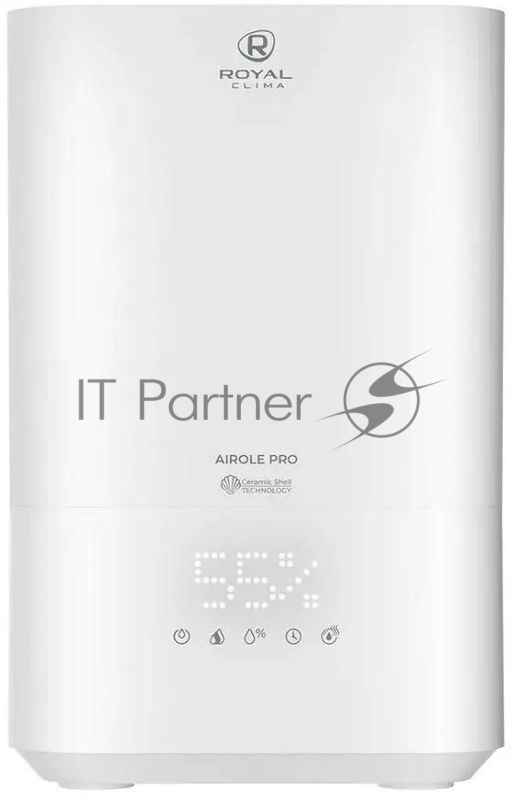 Увлажнитель воздуха Royal Clima RUH-ARP450/5.0E-WT 22Вт (ультразвуковой) белый