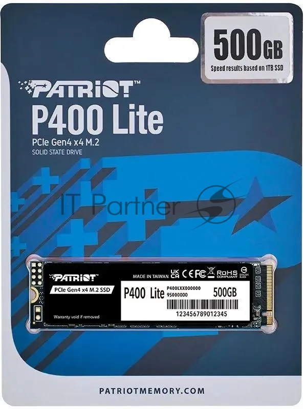 SSD диск Patriot P400 Lite 500GB (P400LP500GM28H)