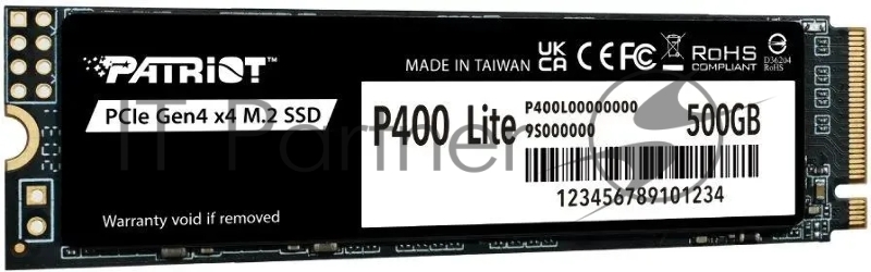 SSD диск Patriot P400 Lite 500GB (P400LP500GM28H)