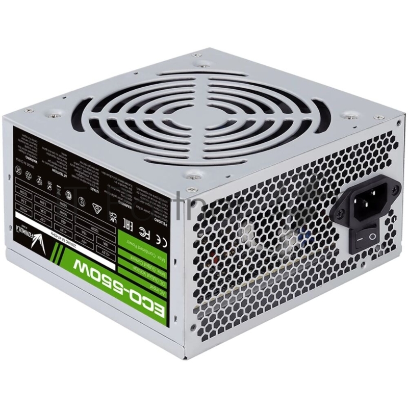 Блок питания Formula ECO-550W (ATX v2.3, 20+4P, 4P, 1xPCIe 6P, 2xSATA, 2xPATA, 1xFDD, 12cm fan)