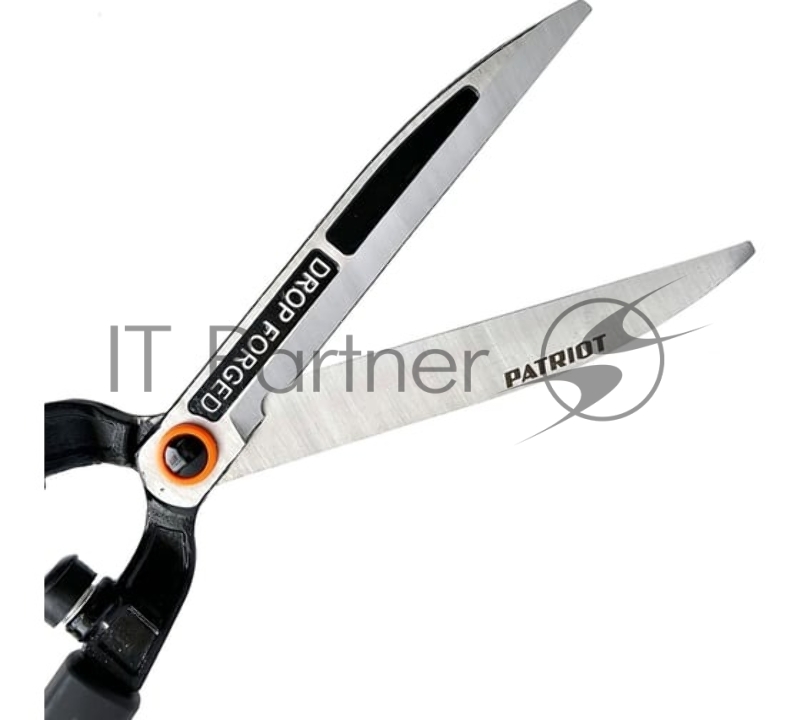 Ножницы для живой изгороди PATRIOT CSF 610, прямые кованые лезвия, PP+TPR рукоятки, регул-ка прижима, 610 мм