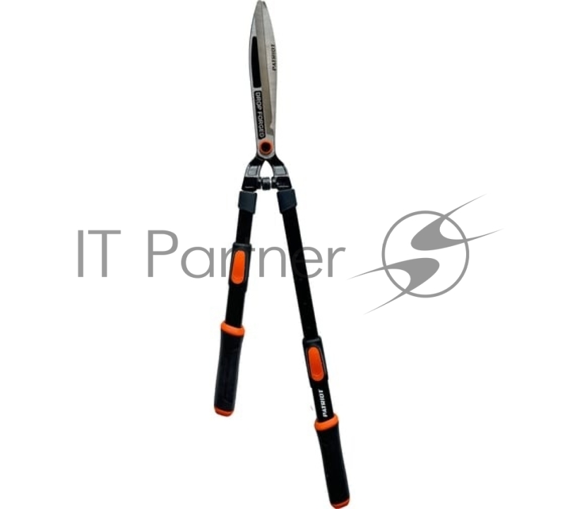 Ножницы для живой изгороди PATRIOT CSF 860 Т, прямые кованые лезвия, телескоп.ручки, PP+TPR рукоятки, регул-ка прижима, 860 мм