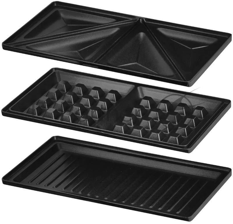 Вафельница Vitek VT-2626 850Вт черный/серебристый